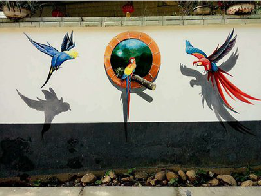 盈江视觉错位-3D墙绘设计