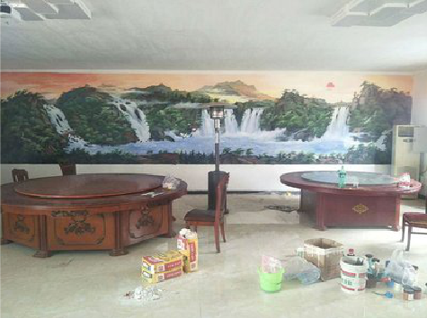 盈江墙绘-写实风景