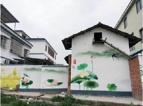 盈江室外墙绘-从选材到保养。