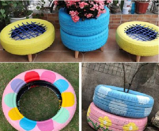 盈江墙体彩绘-变废为宝