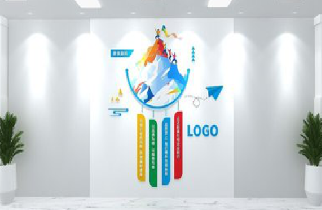 盈江公司企业形象墙的工艺材料有哪些？