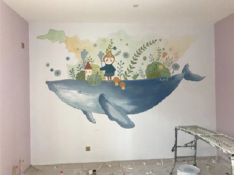 盈江手绘墙的特点及优势。